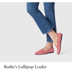 Rothy's retired lollipop light red loafers